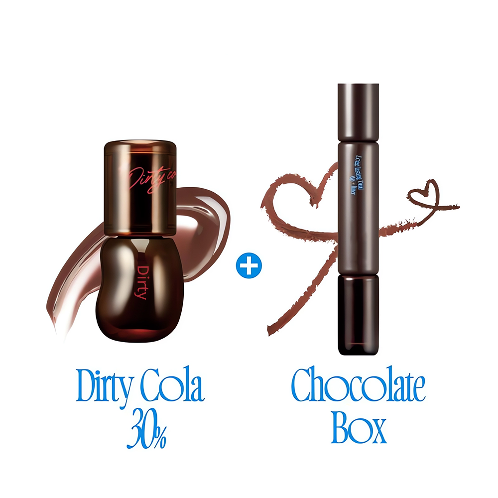 Easy Lazy Lip Combo~3D Voluming Gloss+Dual Coloring Stick Lip+Liner