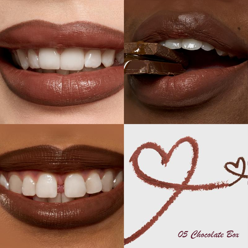 Easy Lazy Lip Combo~3D Voluming Gloss+Dual Coloring Stick Lip+Liner